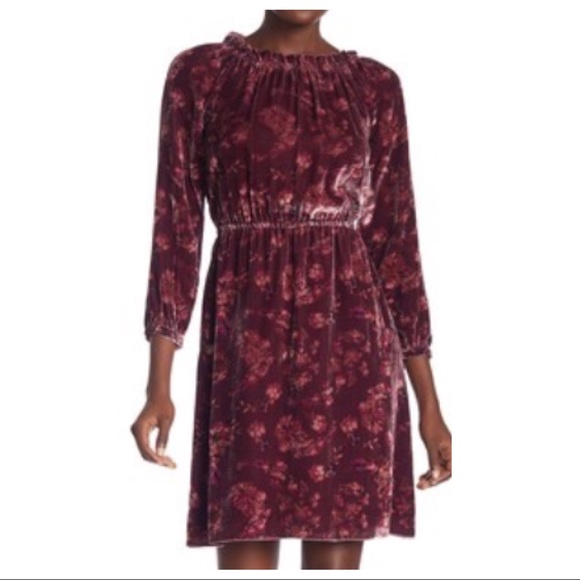 rebecca taylor velvet dress